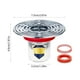 thumbnail image 3 of Preventer de drenaje, Válvula de un solo sentido, Acero inoxidable, Diseño moderno, Para baños residenciales, Evita sifones, Filtro de agua, Grifo de drenaje, Sistema de descarga, Protección contra, 3 of 6