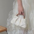 thumbnail image 1 of Bolsa Bolso de mano de nube coreana, bolso plisado, bolso pequeño de PU para mujer, bolsos cruzados JShteea Para Estrenar, 1 of 8