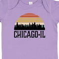 thumbnail image 4 of Inktastic Chicago Illinois Skyline Vintage Boys or Girls Baby Bodysuit, 4 of 5