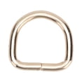 thumbnail image 3 of 50Pcs D Rings Premium Iron Sturdy Durable Fadeless Exquisite Wide Application Metal D Rings for Bag Clothes WalletGold 2x11x11mm, 3 of 8