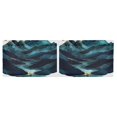 thumbnail image 6 of Yayeee Kitchen Valance Rod Pocket 54" x 18" Living Room Window Curtain, Blue Mountains, 6 of 6