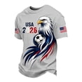 thumbnail image 2 of USA Soccer Men Women American Flag Soccer Shirt USA Flag Breeze Shirt Lightweight Short Sleeve Football, 2 of 6