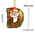 thumbnail image 2 of Rapeiae 26 Letters Christmas Tree Decoration Pendant Christmas Tree Ornaments Personalized Christmas Ornaments Christmas Decoration Xmas Tree Hanging Decor, 2 of 4