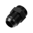 thumbnail image 6 of Unique Bargains 2pcs Black 10AN Male to M22 x 1.5mm Male Fitting Adapter Flare Union Coupler for Car, 6 of 6