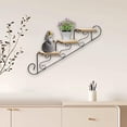 thumbnail image 3 of DOLITY Support pour Plantes Rétro Étagère Décorative d'Escalier pour Salon Extérieur Balcon vers le Bas, 3 of 6