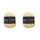 thumbnail image 1 of Wosthever Hilo de 3 capas para tejer a mano, 50g por bola, bufanda, Almohada, manta, ganchillo, , algodón de leche 21 # 2Conjunto, 1 of 6