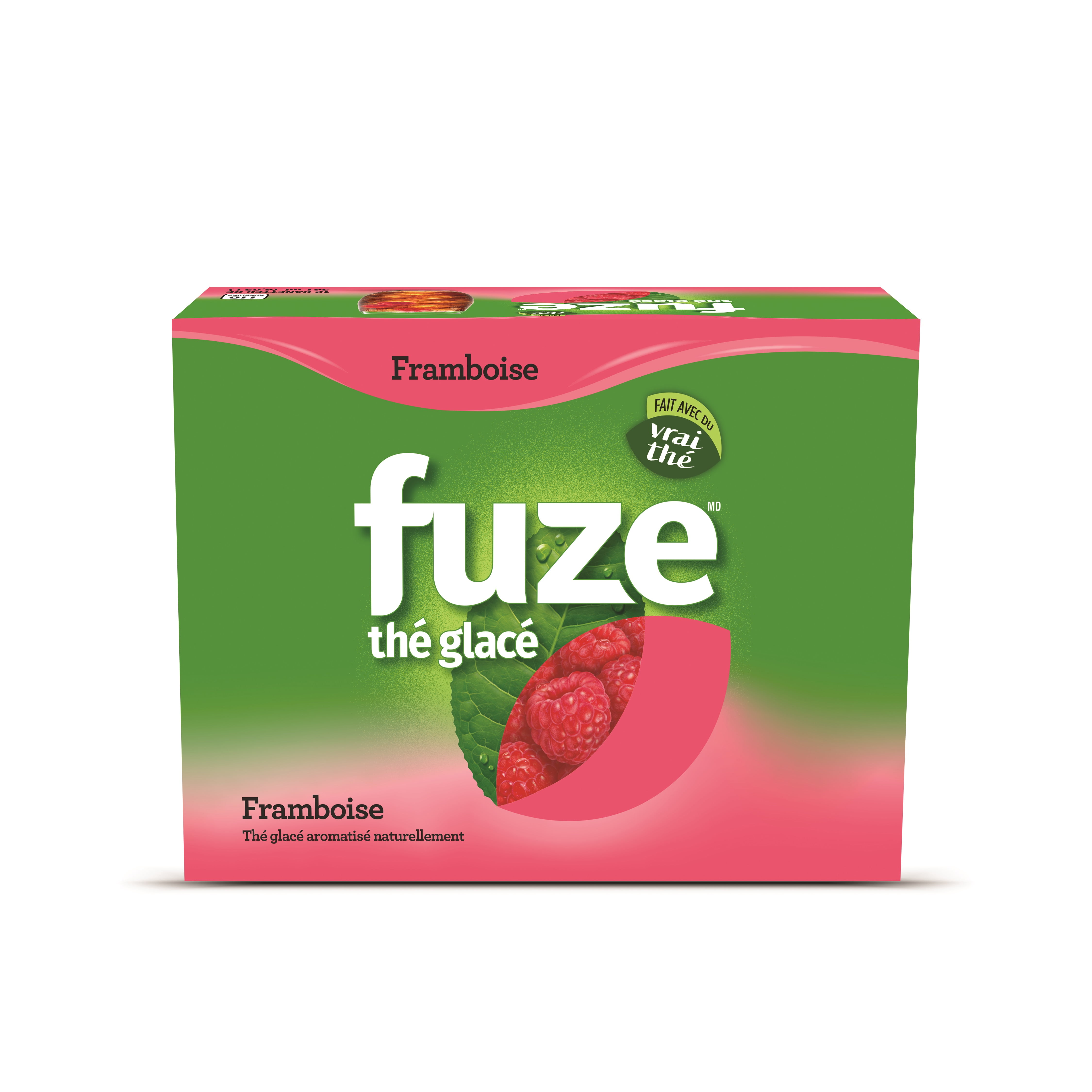 Fuze thé glacé au framboise Cannettes, 341 mL, 12 Pack