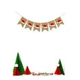 thumbnail image 5 of Raindrops  Merry Christmas Decoration Red Decorations Xmas Banner Party, 5 of 8