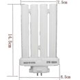 thumbnail image 5 of Fml 27ex-n 27w 4 Pin Quad Tube Energy Saving Compact Fluorescent Light Bulb 6500k 4 Rows Light Bulb-fast Delivery, 5 of 5