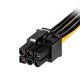 thumbnail image 3 of Cable de alimentación Sata Sata15 Pin a 6 pines Pci Express Graphics Video Card Cable de alimentación 2pcs kaili Sencillez, 3 of 4