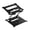 Black, variant on Laptop Stand Z-shaped Aluminum Alloy Tablet Pad Cooling Holder Folding Radiator Portable for 10-17Inches Notebook Stand