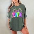 thumbnail image 6 of Comfort Colors Paraprofessional Shirt – Preppy Back to School Tee with Neon Coquette Bow, Teacher & First Day of School Gift, 6 of 8