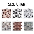 thumbnail image 2 of Lankey Faux Brick Wallpaper Peel and Stick 3D Texturizado Faux Brick Wallpaper para dormitorio Autoadhesivo Gray Brick Papel de contacto para cocina Backsplash Baño Lankey Fondo de pantalla 3D, 2 of 7