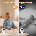 thumbnail image 2 of Smart AI Baby Monitor,1080P Baby Room Camera, APP,AI Detection,Cry Monitor,Lullabies,Night Vision,VOX,Two-Way Audio,Cloud & SD Card Storage,Wall Mount,Temperature Sensor,Support Smart Watch, 2 of 10