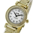 thumbnail image 3 of Coach Women's Madison Fashion 23mm Bracelet Watch White/Gold Plated Watch, 3 of 4