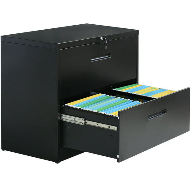 File Cabinet With Lock 2 Drawers Steel, Lockable Filing Cabinets For Home