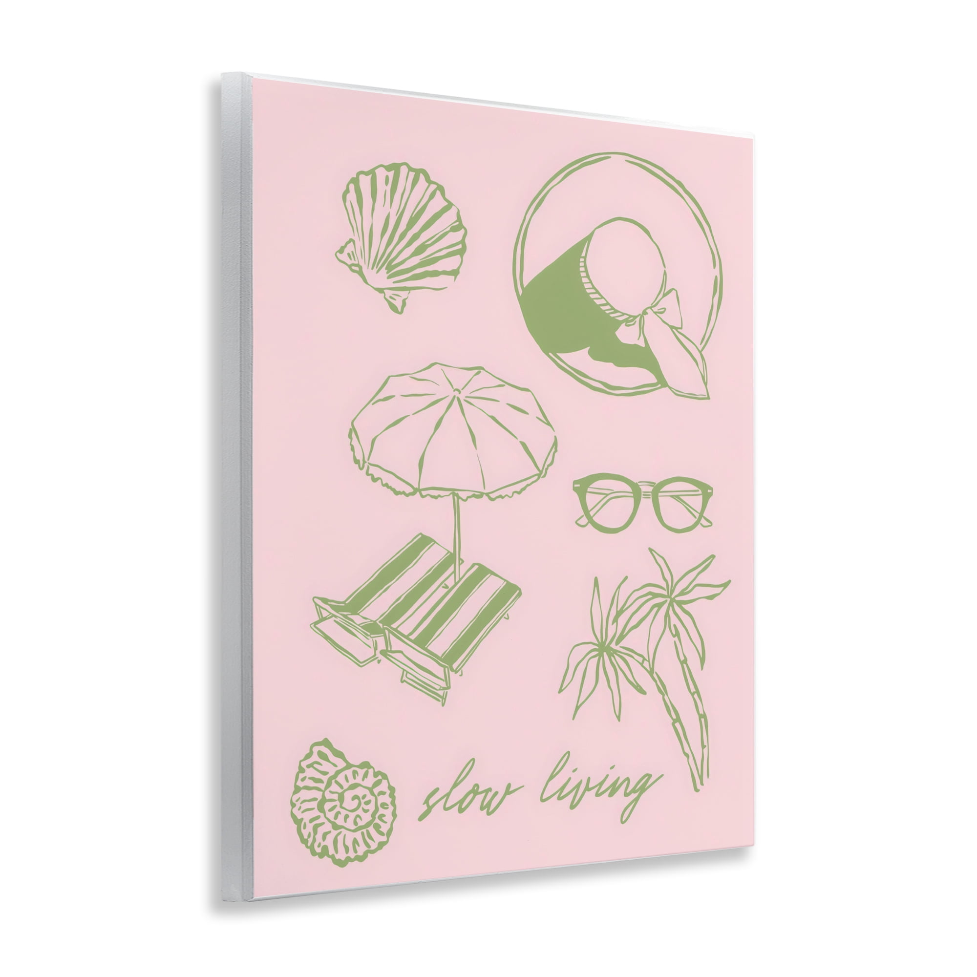 Stupell Industries Slow Beach Living Wall Plaque Art, design by The Prints Vibe