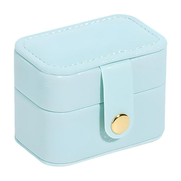 Pyaiiner High-End Mini Button Jewelry Box Travel Portable Jewelry Box Ring Jewelry Packaging Box Suitable For Placing Buttons Earrings Small Items Storage Boxes