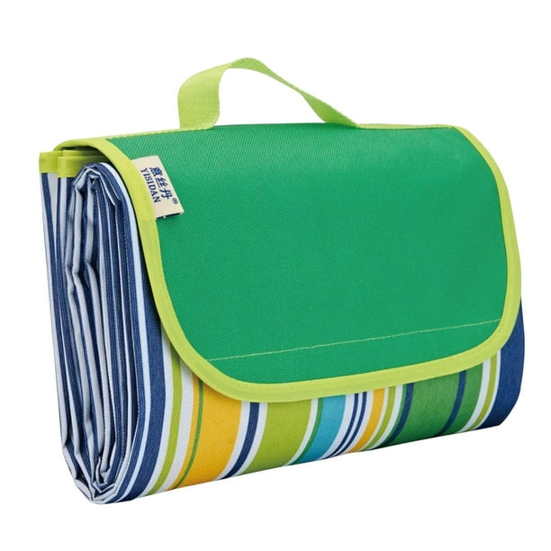Fiudx Manta de Picnic Ligera y Plegable, Impermeable, Portátil para Exteriores, Ideal para Picnics, Camping y Senderismo, 145 X 80 Cm, 6 Colores