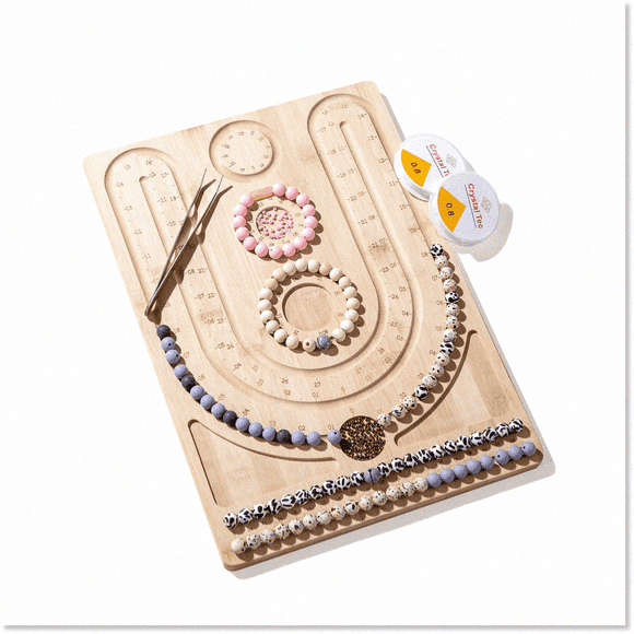 Efficient Beading Board for Jewelry Making - Perfect Bracelet Beading Tray for Crafting Bracelets, Necklaces, and More