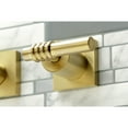 thumbnail image 4 of Kingston Brass KS6047ML Milano Two-Handle Wall Mount Roman Tub Faucet, Brushed Brass, 4 of 7
