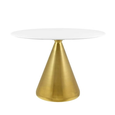 Dining Table, Oval, Wood, Black Brown Natural, Modern Contemporary