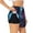 Black, variant on Hip-Hop Glasses Gorilla Print Women's Sports Shorts with Drawstring Elastic Waistband for Running, Yoga, Fitness-X-Large