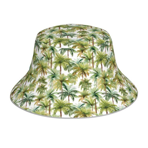 Balery Green Hawaii Palms Sombreros para el sol para hombre y mujer, sombrero de pescador con UPF 50+