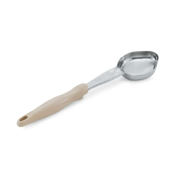 Vollrath 6412335 Ivory 3 Ounce Oval Solid Spoodle