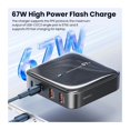 thumbnail image 3 of Charger Charging Station Multi Port 67W USB Charger Desktop Type C PD QC Quick Charge ,Portable Station, 3 of 7