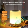 thumbnail image 6 of Up to 40% Clearance, InsCrazy Bluetooth Speaker with Led Light, Colorful Clapping Lights Wireless Bluetooth Audio Portable Mini Speakers Intelligent Household TouchS Bedside Night Light, 6 of 8