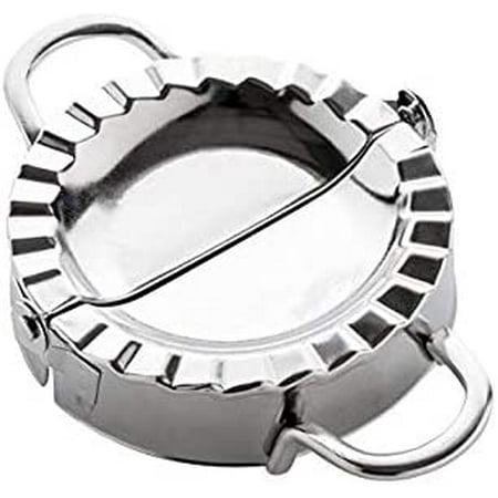 

Stainless Steel Dumpling Maker Ezone Ravioli Eco Friendly Pasty Tool Dough Press (Large)