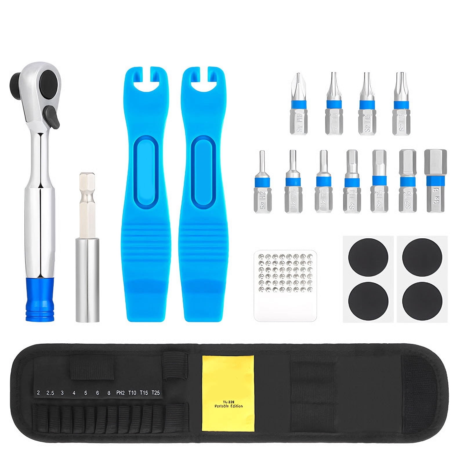 Easy to Use Bicycles Repair Tool Set Cycling Tool Set with Practical Multitool to Beginner and Emergencies Situations