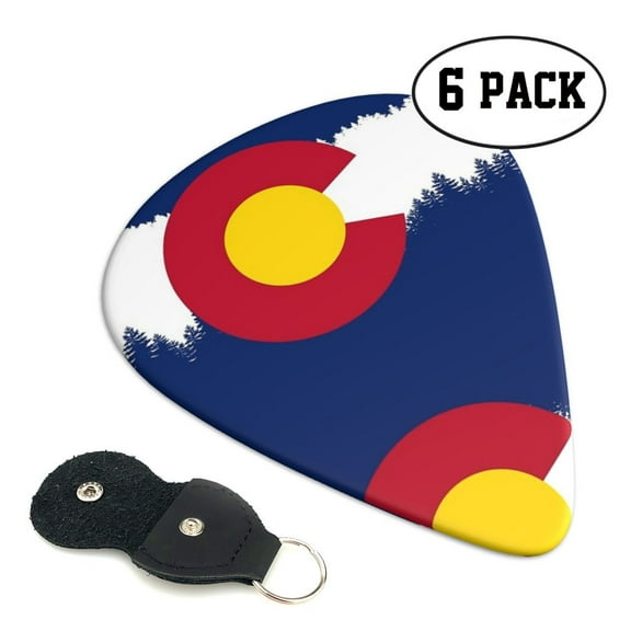 Colorado Flag Guitar Picks for Guitar Bass Music Instruments Women Men Guitar Picks