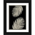 thumbnail image 1 of Artographie Studio 24x32 Black Ornate Wood Framed with Double Matting Museum Art Print Titled - Palm Leaves, 1 of 4