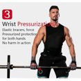 thumbnail image 3 of Ourlova 2 Pcs Sangles de Poignet de Musculation en Silicone Antidérapantes Résistantes à l'Usure Sangles de Levage de Gym pour Entraînement Physique Musculation Noir, 3 of 9