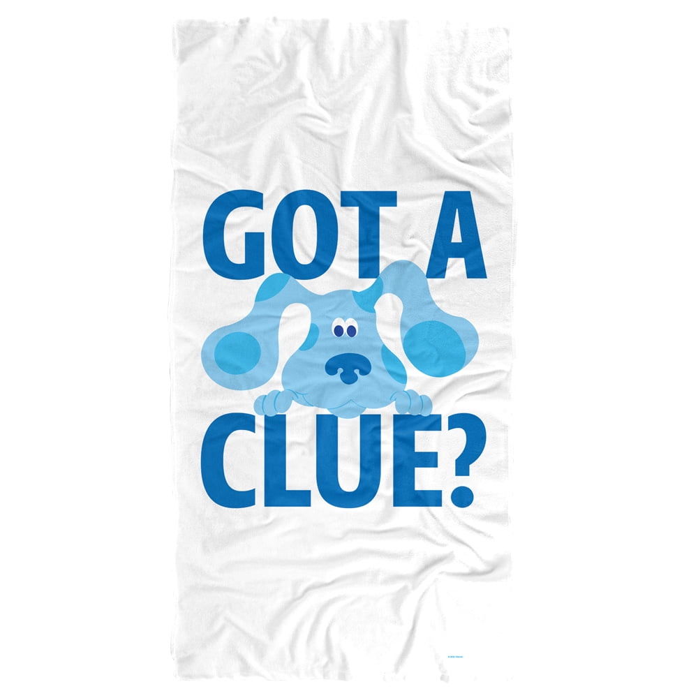 Blues Clues Beach Towel, 30"x60", Get A Clue Beach Towel