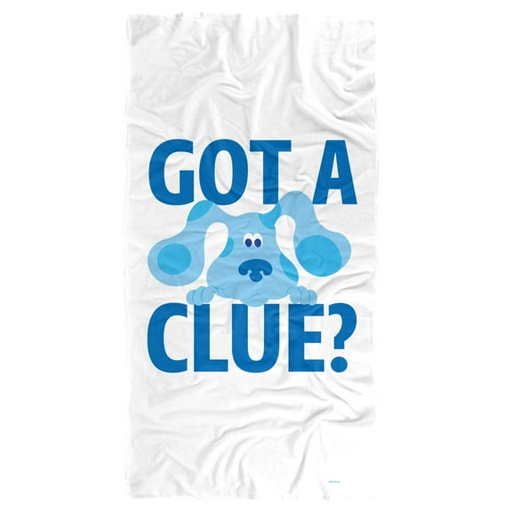 Blues Clues Beach Towel, 30"x60", Get A Clue Beach Towel