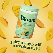 Bloom Nutrition Greens & Superfoods Powder, for Digestive Health, Mango, 60 Servings