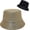 Brown a, variant on Shiny Metallic Bucket Hat Reversible Beach Fisherman Hats for Women Men