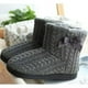 thumbnail image 1 of Pantuflas para Mujer, Pantuflas cálidas con Forro de Felpa, Suela sólida, Pantuflas para Mujer, Pantuflas de Invierno cálidas y peludas para casa, Pantuflas de Punto para Mujer con Suela Dura brillar Electrónica, 1 of 5