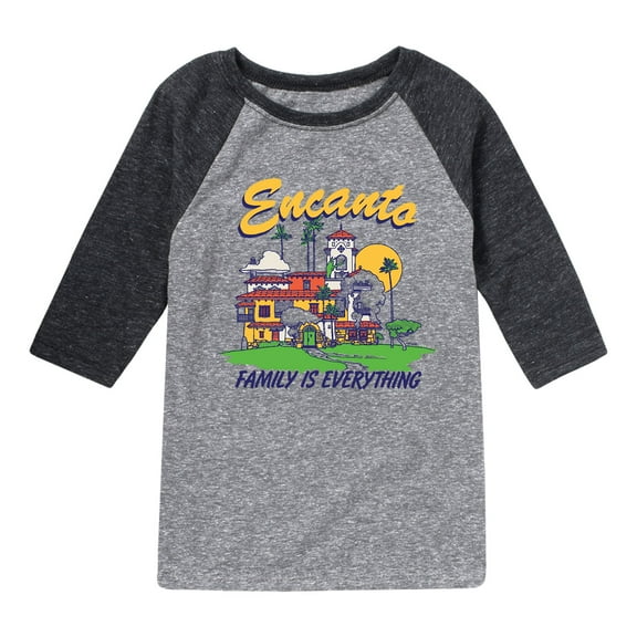 Disney's Encanto - Casa Family Is Everything - Toddler And Youth Raglan Graphic T-Shirt