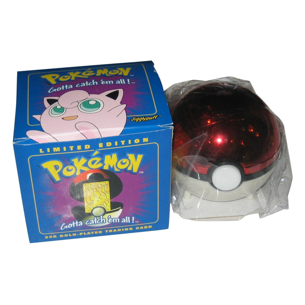 Pokemon Limited Edition 23K GoldPlated Jigglypuff Trading Card w