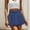 Blue, variant on Clearance Clothes Under $10.00 Abomasnow Women's Y2K Bubble Shorts Elastic High Waisted Wide Leg Bloomers Shorts