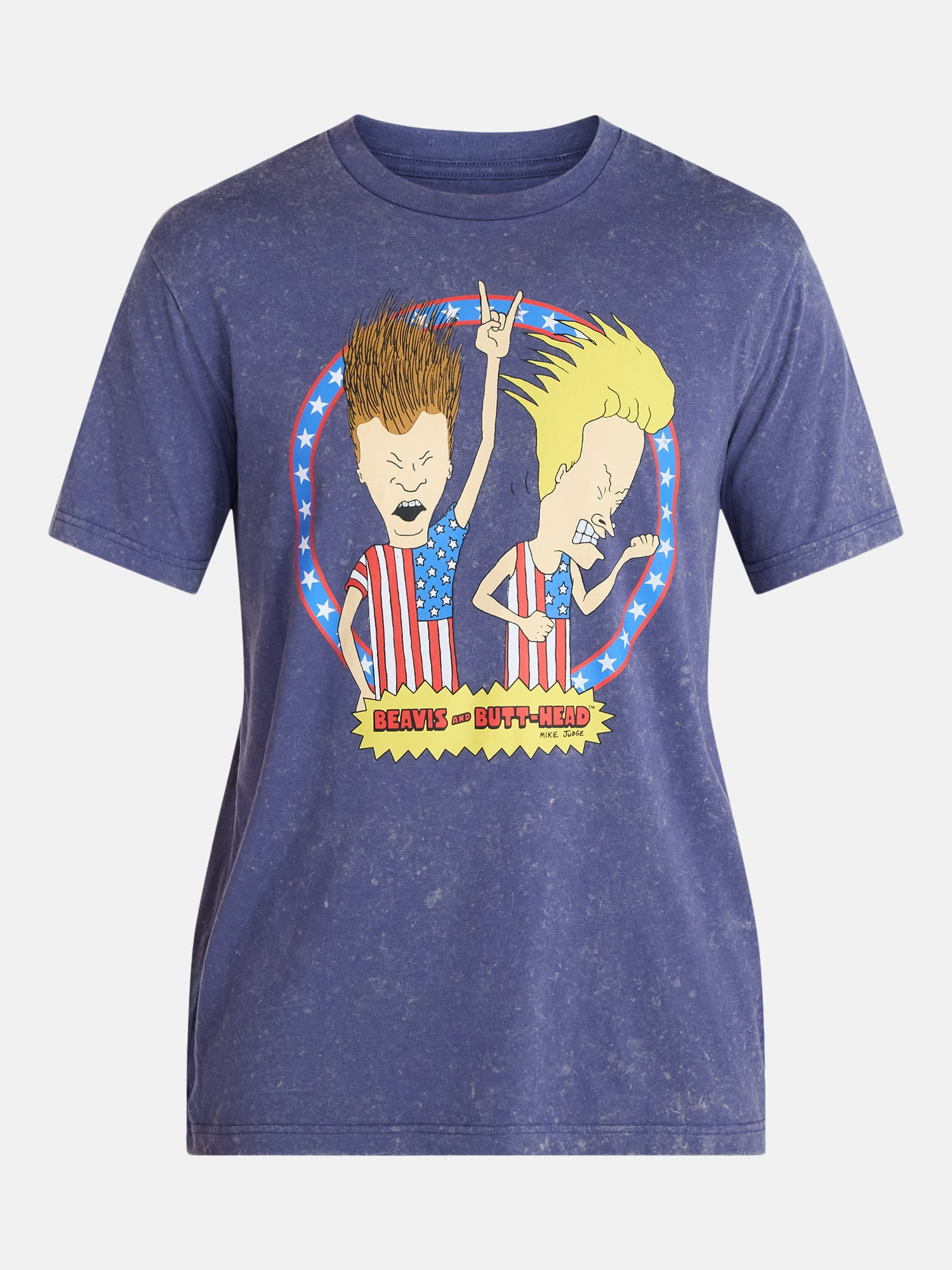 Beavis and Butt-Head Men's & Big Men's Americana Graphic Tee, Sizes XS-5XL