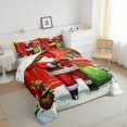thumbnail image 3 of Feelyou Kids Santa Claus Full Size Comforter Sets, Dreamy Fairy Tale Bedding Comforter Set, Christmas Rabbit Animal Reversible Bedding Sets, Ultra Soft Home Decor, 3pcs, 3 of 8