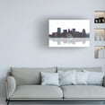 thumbnail image 2 of Trademark Fine Art Marlene Watson Baltimore Maryland Skyline Canvas Wall Art - 12x19, 2 of 5