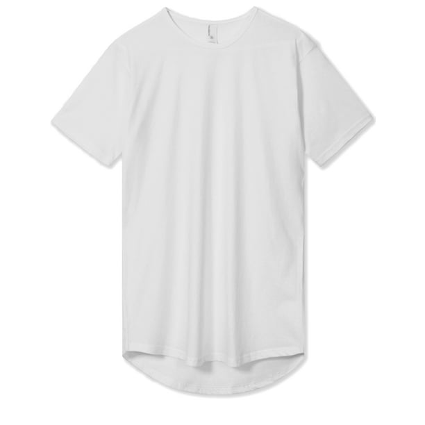 Allsense Men's Lightweight Color Longline Modern Fit TShirt Short