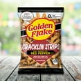 thumbnail image 2 of Golden Flake Cracklin Strips Red Pepper Fried Pork Skin, 3.5 oz Bag, 2 of 8