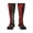 2 Black-1, variant on Women's Knee High Socks Thin Red Firefighter Line Axe Flag Outdoor Casual Tube Socks